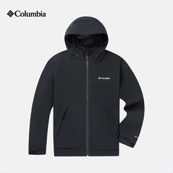 Columbia 哥倫比亞 2024春夏新品戶外沖鋒衣男防水透氣單層夾克外套