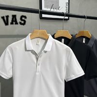 VAS&CO 夏季保罗短袖polo衫半截袖男休闲百搭修身纯色翻领男士T恤