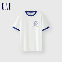 Gap 盖璞 男女短袖T恤 502314 白色 L