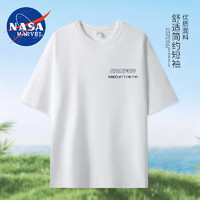 NASA MARVEL 2024新款纯棉白T恤