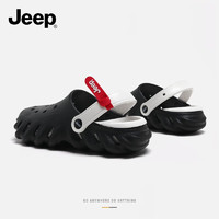 Jeep 吉普 洞洞鞋男夏季外穿ins透气防滑凉拖鞋
