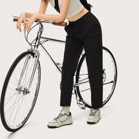 LI-NING 李宁 运动长裤女士2024款运动潮流系列长裤夏季直筒运动裤