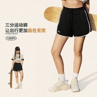 LI-NING 李宁 短卫裤女士2024款运动生活系列春季裤子休闲针织运动裤