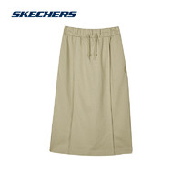SKECHERS 斯凯奇 雅钻系列 | Skechers女子舒适质感针织高腰长裙L323W063