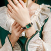 DOSMET Culisr Kesnr小CK小绿表女士手表 皮带款-小绿表-含项链+手环