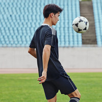 adidas阿迪达斯男装足球运动短袖球衣 GM7585 藏青 A/L