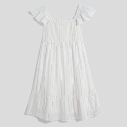 Gap 蓋璞 女童夏季洋氣方領小飛袖連衣裙601061兒童裝可愛長裙