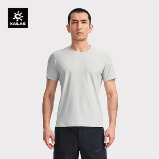KAILAS 凯乐石 男款夏季速干透气短袖功能T恤 KG2317114 银灰色 M