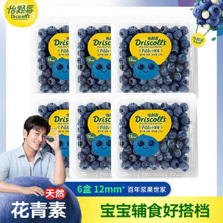 怡颗莓云南蓝莓125g6盒小果新鲜采摘鲜果宝宝孕妇辅食水果