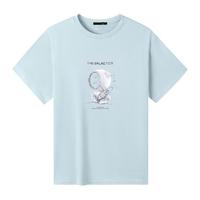 GXG 24夏季时尚创意印花男士圆领百搭短袖t恤