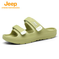 Jeep 吉普 夏季时尚休闲潮流户外厚底沙滩泳池耐防滑舒适拖鞋91428