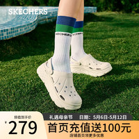 SKECHERS 斯凯奇 泡泡鞋女 白色/WHT 37 尺码偏大，建议选小一码