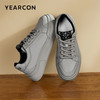 YEARCON 意尔康 男鞋厚底舒适运动休闲鞋纯色板鞋 96165W 灰色 41