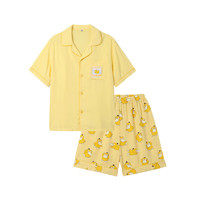 SPAO韩国同款24春夏女士宝可梦联名家居服套装睡衣SPPPE25U03 黄色 165/88A/S
