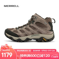 MERRELL 迈乐 户外经典徒步鞋男女款MOAB3 GTX中帮透气防水耐磨防滑登山鞋 J035787灰深兰（男款） 42