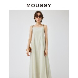 MOUSSY 摩西 夏季新款夏日清爽大露背吊带连衣裙010GSS30-1890