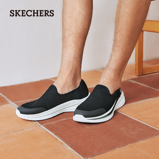 斯凯奇（Skechers）时尚休闲一脚蹬210943 黑色/白色/BKW 40 