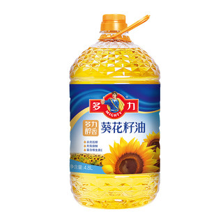 多力醇香葵花籽油4.8L 1桶