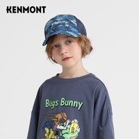 卡蒙（Kenmont）帅气透气网眼儿童防晒棒球帽速干运动遮阳帽鸭舌帽6-9岁km-4404
