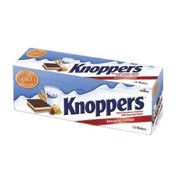 Knoppers 优立享 德国牛奶榛子巧克力威化饼干375g