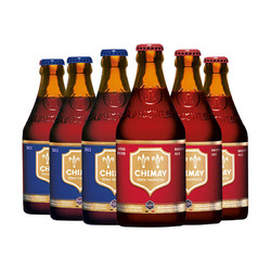 CHIMAY 智美 啤酒组合装 330ml*6瓶（智美红帽啤酒330ml*3瓶+智美蓝帽啤酒330ml*3瓶）