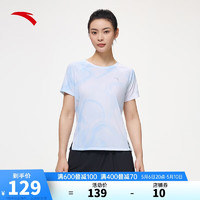 ANTA 安踏 短袖t恤针织衫女款夏季吸湿透气跑步健身运动上衣162425108