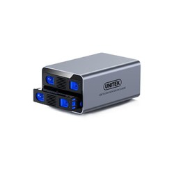 UNITEK 優越者 S308A 2.5/3.5英寸雙盤位硬盤柜【不帶RAID】