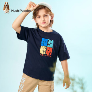 暇步士童装男女童短袖夏装儿童短袖柔软舒适轻薄透气时尚休闲 (g款)