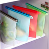 Furihurse 硅胶保鲜硅胶袋循环食物袋1000毫升装密封袋冰箱冷藏冷冻袋 3个装色1000ml