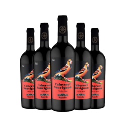 米茨 百色麗赤霞珠2017干紅葡萄酒紅酒 歐洲摩爾多瓦原瓶原裝進口 6瓶裝