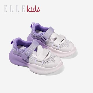 百亿补贴：Ellekids ELLE KIDS儿童运动鞋2024夏季新款女童鞋网面透气防滑小学生男鞋