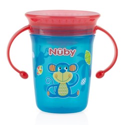 Nuby 努比 魔術杯寶寶學飲杯 嬰兒童喝水喝奶防嗆嘬吸嘬飲直飲水杯