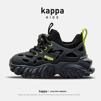 百亿补贴：Kappa Kids 卡帕中大童透气飞织鞋软底2024夏款老爹鞋男女童运动鞋