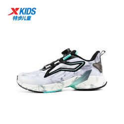 XTEP 特步 儿童运动鞋飞弹科技男童鞋中大童旋转扣跑步鞋