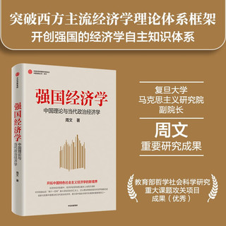 强国经济学 中国理论与当代政治经济学 构建中国经济的自主知识体系 马克思主义 国力升级 周文著 中信出版社
