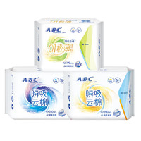 ABC 卫生巾 日夜组合装24片3包