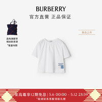 博柏利（BURBERRY）女童 棉质 T 恤衫80798101 白色80798101 10Y