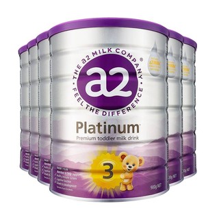 新紫白金版 幼儿配方奶粉 3段 900g*6罐