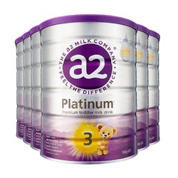 a2 艾爾 新紫白金版 幼兒配方奶粉 3段 900g*6罐