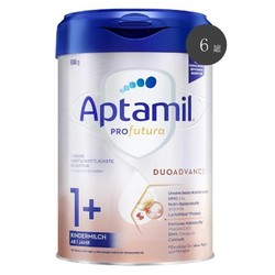 Aptamil 愛他美 德國白金 嬰幼兒配方奶粉 1+段 800g*6罐