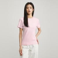 卡尔文·克莱恩 Calvin Klein CK Jeans春季女士简约印花休闲纯色圆领透气短袖T恤J221165