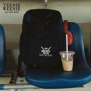 Teenie Weenie【UPF50+】小熊双肩包2024防晒大容量休闲运动背包女士双肩包 藏青色 FRE