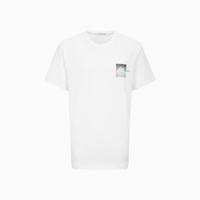 卡尔文·克莱恩 Calvin Klein CK Jeans夏季男士休闲纯棉海浪图案字母印花透气短袖T恤J322136