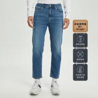 卡尔文·克莱恩 Calvin Klein CK Jeans春秋男士时尚直筒高弹力洗水九分牛仔裤J321475