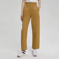 卡尔文·克莱恩 Calvin Klein CK Jeans春秋女士通勤休闲简约小标纯棉直筒美拉德休闲裤40WH195