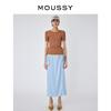 MOUSSY 摩西 夏季新款气质优雅通勤中长款半身裙010GSW30-1100
