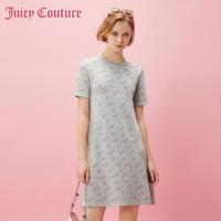 Juicy Couture 橘滋 时空恋曲撞色logo提花针织连衣裙