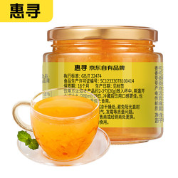 惠尋 京東自有品牌 即食沖泡 果醬茶花果茶 蜂蜜柚子茶450g