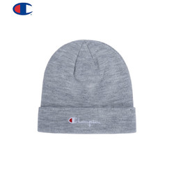 CHAMPION 冠军 帽子保暖毛线帽针织帽运动休闲 H01014 灰色