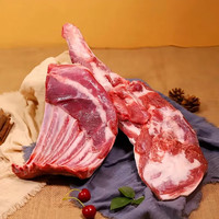 羊排新鲜羊肉羊排羊肉乳羔羊肋排手抓羊肉烧烤火锅食材 （羊排切块+羊小腿 切块）各2斤